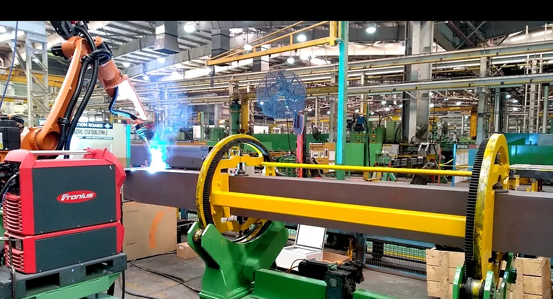 Robotic welding cell from supplied profile; specific customer, site and project association pending confirmation