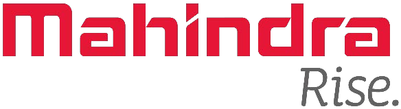 Mahindra Rise logo, shown from the supplied SVS customer slide